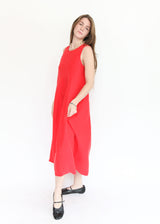 Gored Dress - Cayenne