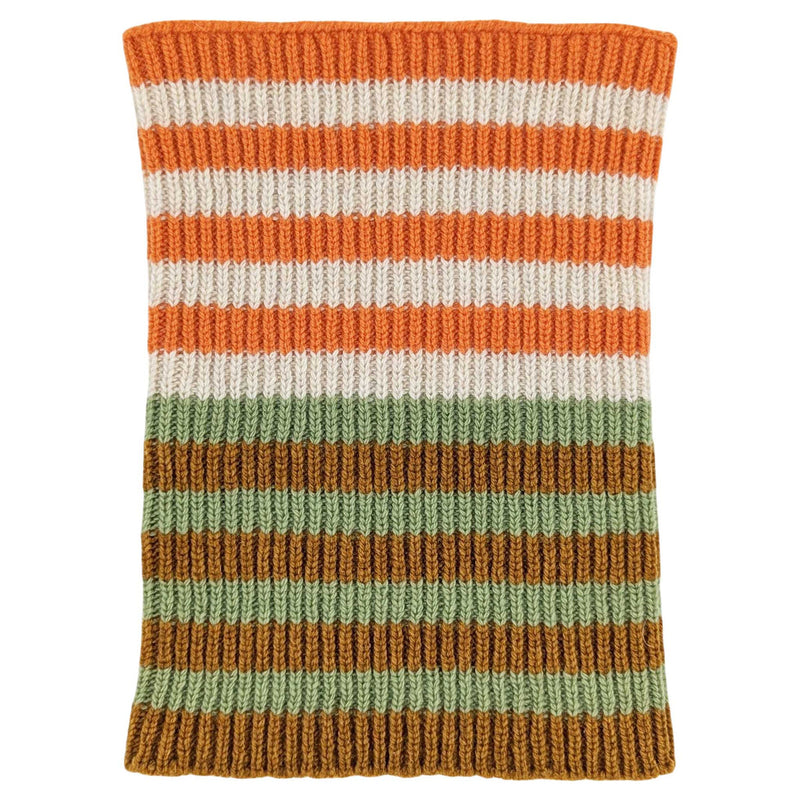 Kids' Lambswool Ribbed Neckwarmer / Snood