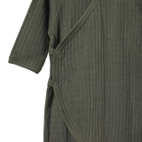 Pointelle Kimono Stretch and Grow - Thyme