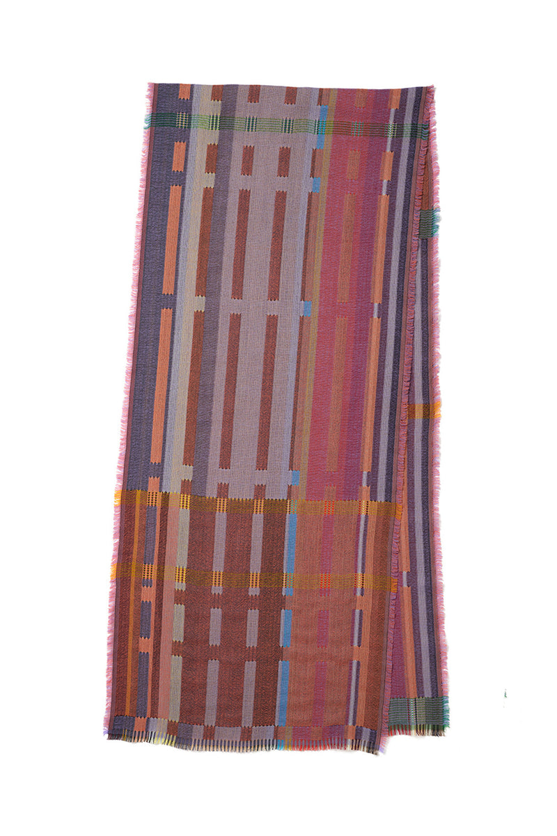 Campanula Wool Scarf - Sherbet