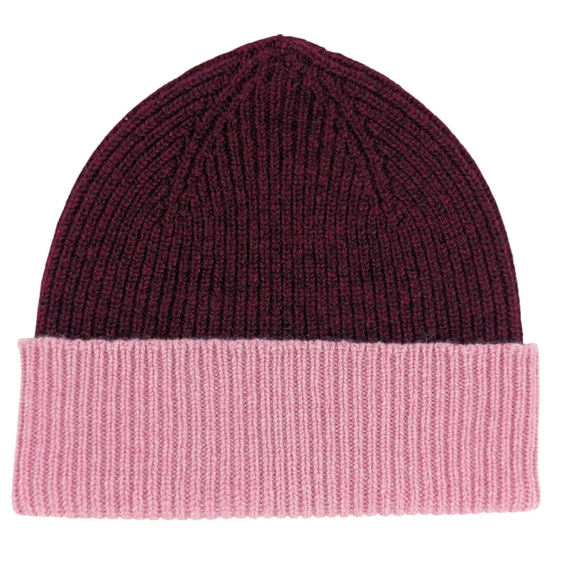 Lambswool Beanie Two Tone