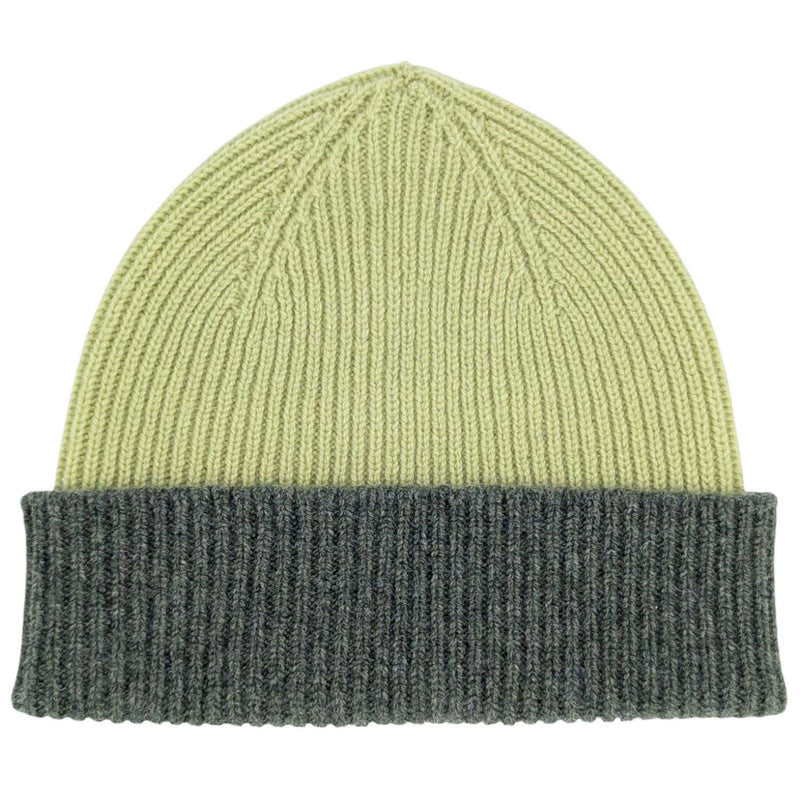 Lambswool Beanie Two Tone
