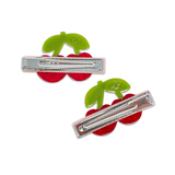 Cherries Alligator Hair Clip Set