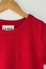 Pointelle Babe Tee