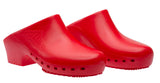 Calzuro Classic Clog Without Holes - Red