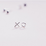 Silver XO Studs
