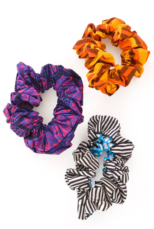 Assorted Cotton Hair Scrunchie