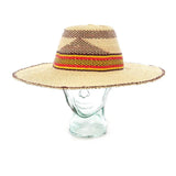 Ghanaian Straw Sun Hat-Assorted Colors & Designs (No Strap)