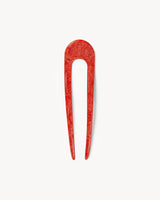 French Hair Pin in Poppy
