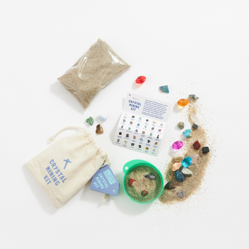 Crystal Mining Kit - Sift Real Sand and Crystals!