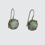 Classic Faceted Stone Drop Earrings
