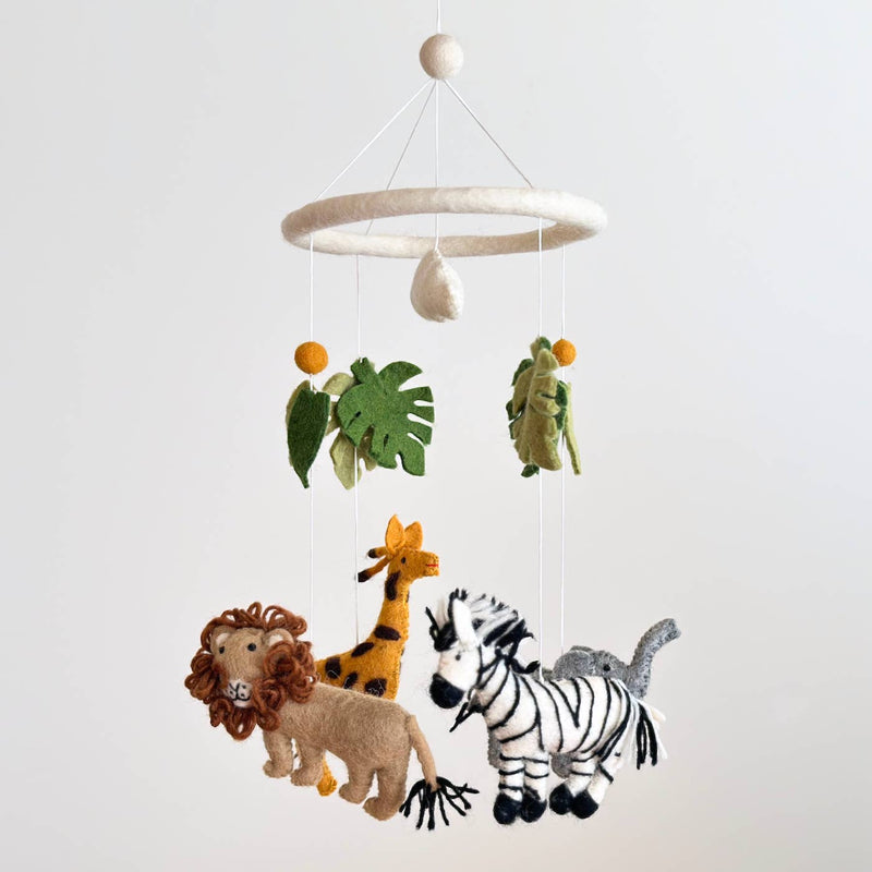 Felt Baby Mobile - Safari Animal