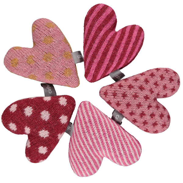 Mini Lavender Hearts - Red and Pink Mix