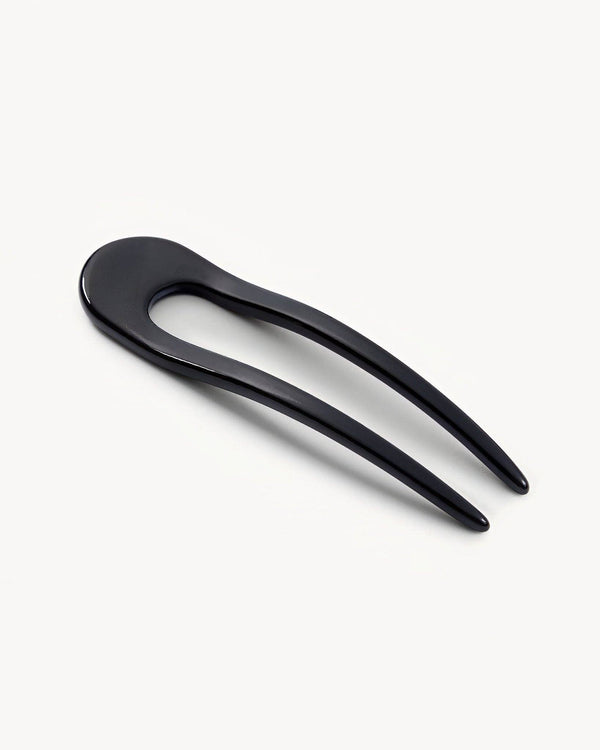 French Hair Pin in Black