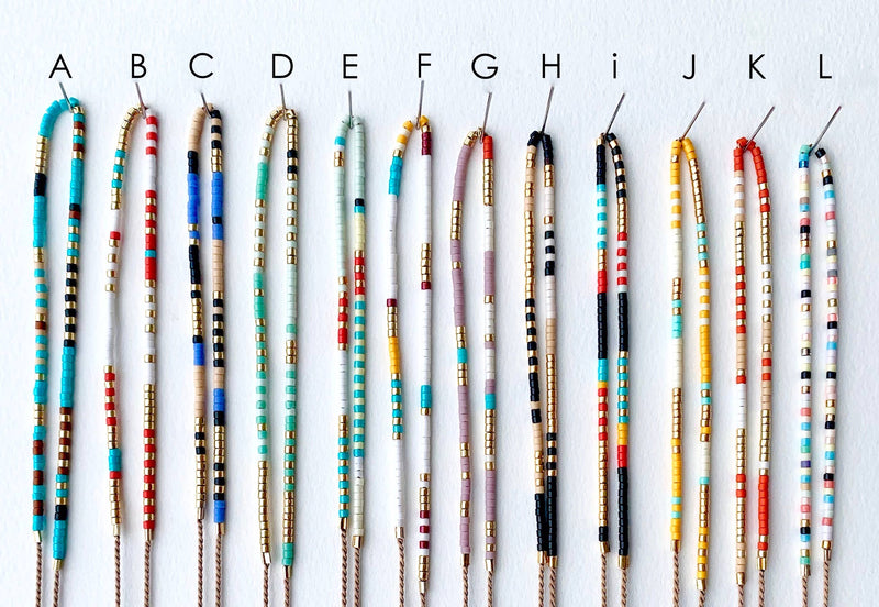 Beaded Bracelets w/ Sliding Clasp