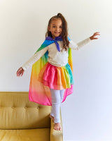 100% Silk Rainbow Tutu - Dress-Up Play, Dance Costume
