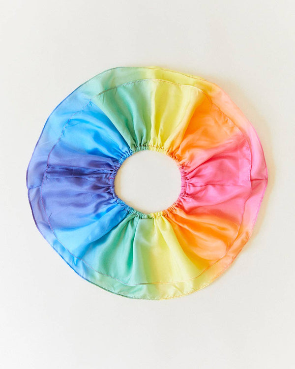 100% Silk Rainbow Tutu - Dress-Up Play, Dance Costume