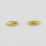 Rice Shaped Stud Earrings