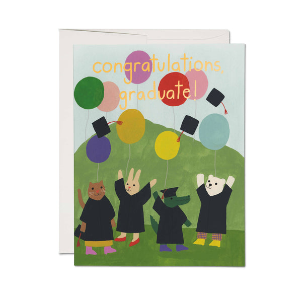 Celebration Critters greeting card