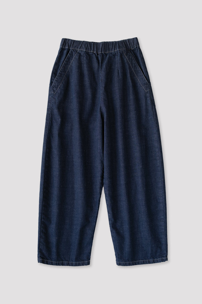Barrel Pant - Dark Indigo