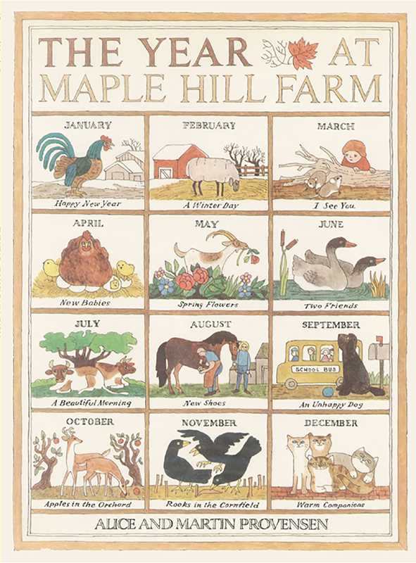 Year at Maple Hill Farm by Alice   Provensen