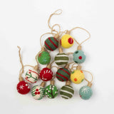 Garland - Embroidered Christmas Balls - NEW