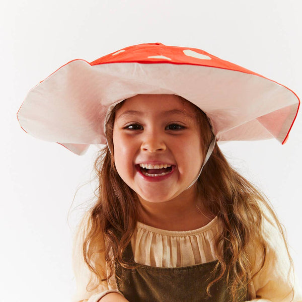 100% Mulberry Silk Kids Mushroom Hat