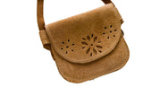 Suede Blossoms Leather Little Girls Purse Toddler & Kids