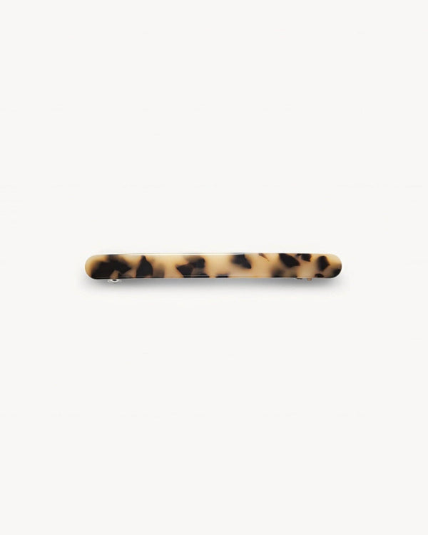 Slim Paris Barrette in Blonde Tortoise