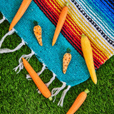 Carrot Alligator Hair Clip Set