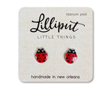 Ladybug Earrings // Kids Earrings
