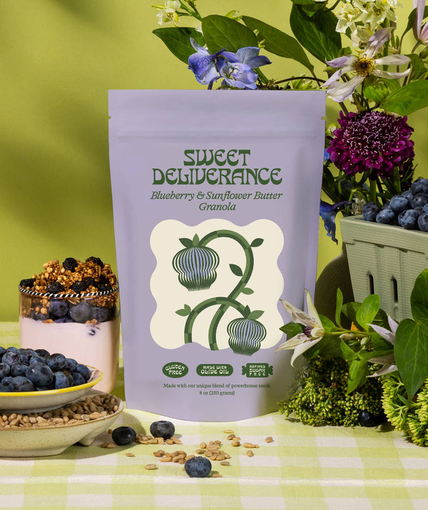 Blueberry & Sunflower Butter Granola 8oz bag