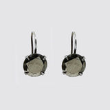 Classic Faceted Stone Drop Earrings