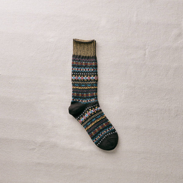Wool Fair Isle Socks