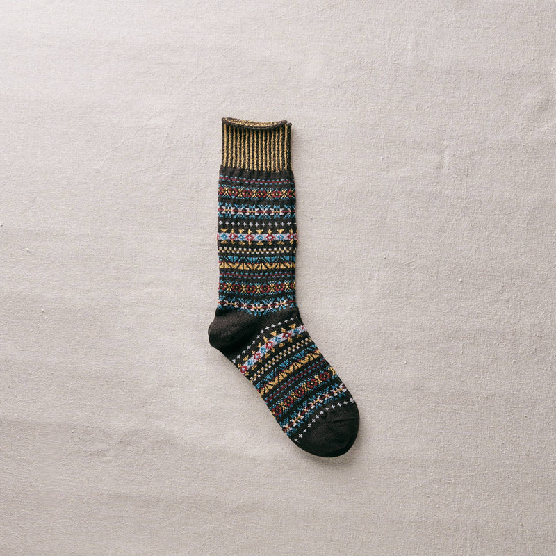 Wool Fair Isle Socks