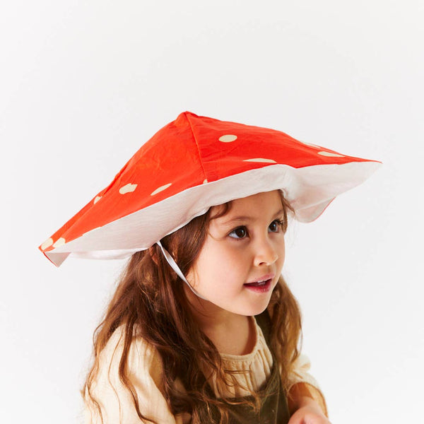 100% Mulberry Silk Kids Mushroom Hat