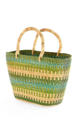 Labadi Beach  Patterned Grass Tote