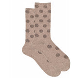Condotta - Cashmere Silk Reverse Dot Crew