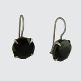 Classic Faceted Stone Drop Earrings