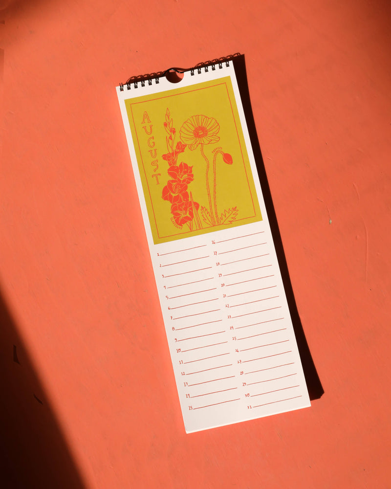 Perennial Birth Month Flower Calendar