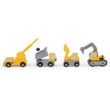 4-Piece Kids' Construction Building Vehicles Toy Set