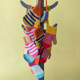 Kids' Patterned Lambswool Mittens & Gloves