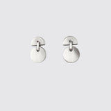 Tiny Half Moon / Full Moon Stud Earrings