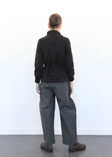 Vela Linen/Silk Jacket - Black