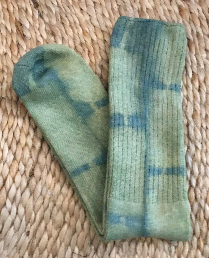 Naturally Dyed Tie Dye Crew Socks