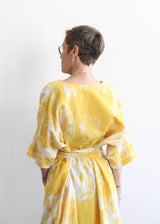Belt Dress - Yellow Bark