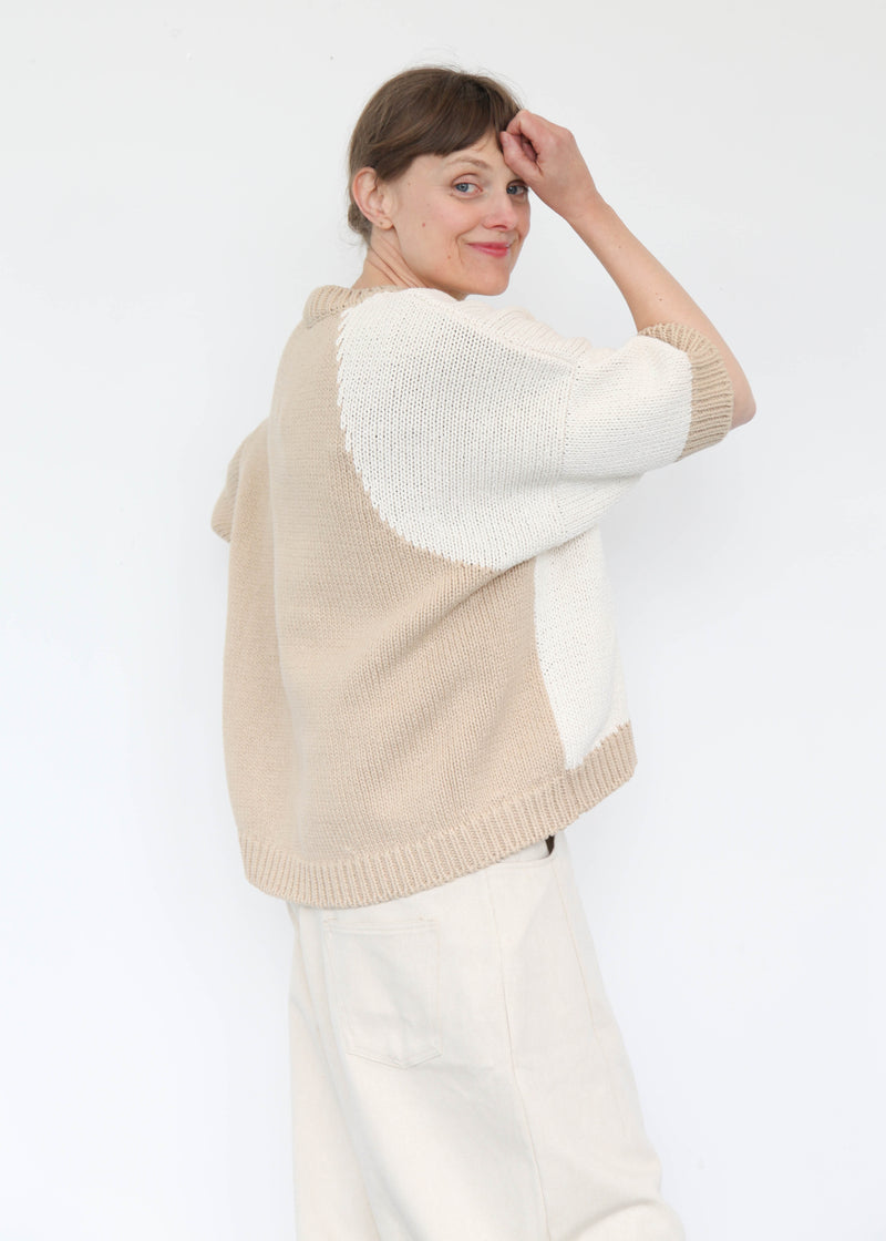 Cotton Sweater Bicolor