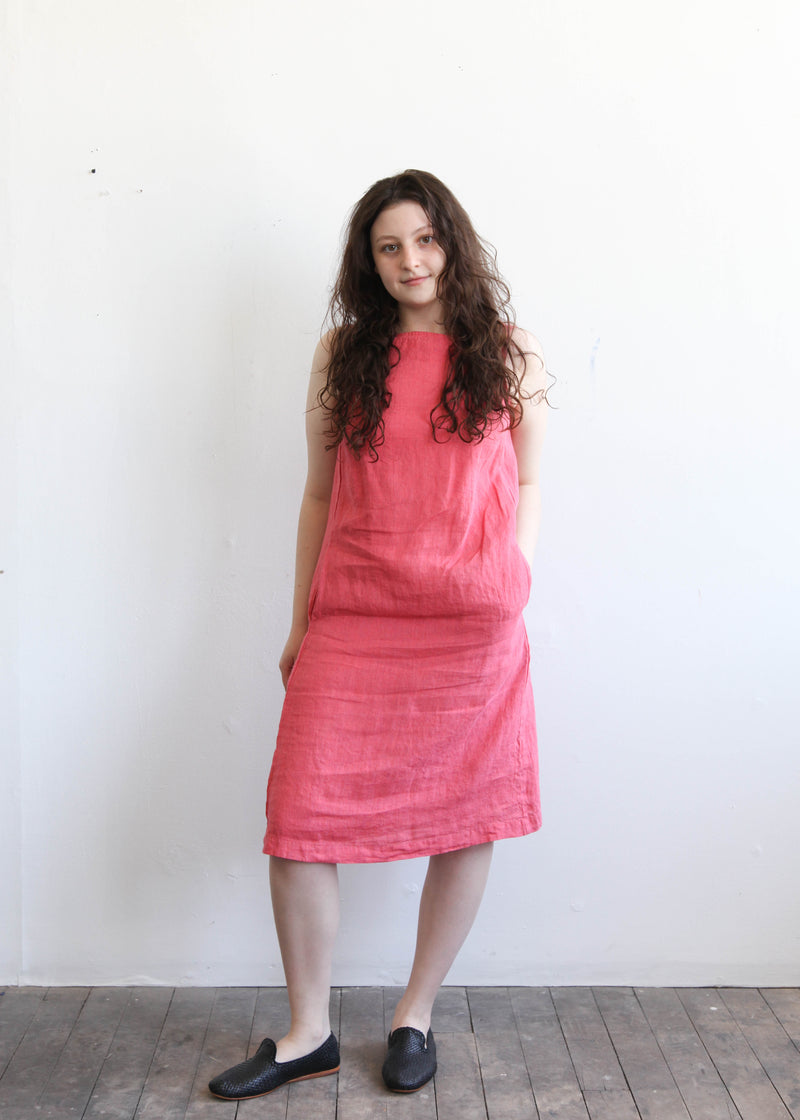 Diana Dress - Salmon Yarn Dye