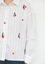 Mujeres Hand-Embroidered Shirt