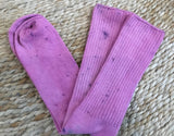 Naturally Dyed Tie Dye Crew Socks